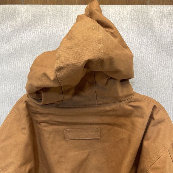 VTG Santa Fe Bomber Jacket Men's Large Canvas Quilt Lined Insulated - Picture 8 of 9